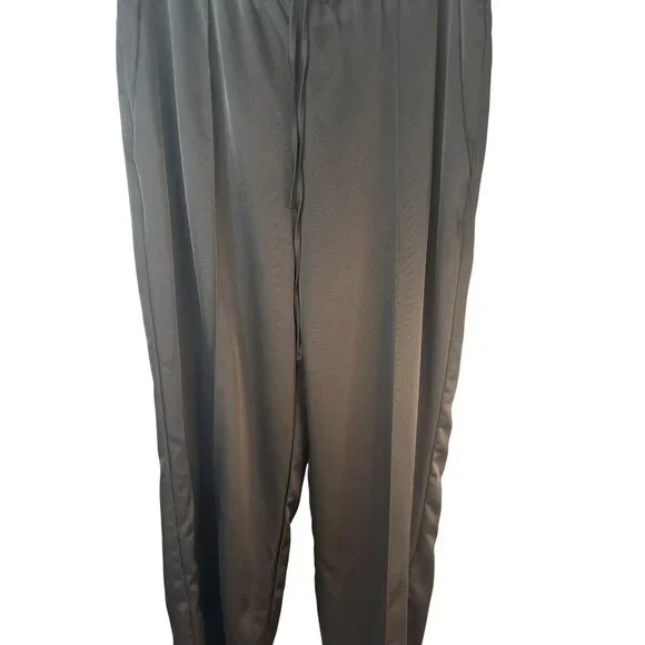 2/$30 Zara Womens Black Jersey Pants Large Elastic Waist - Picture 13 of 16